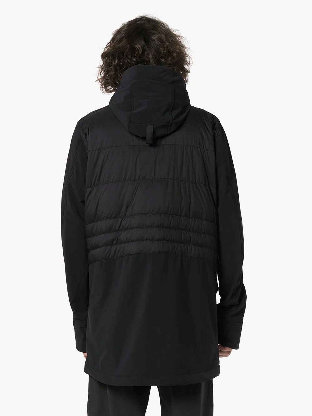 Breton hooded panelled parka coat - 4