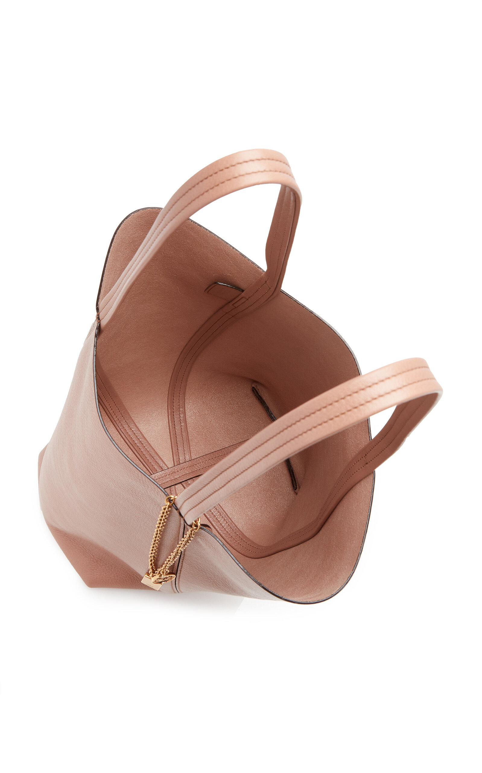 Spin Leather Tote Bag neutral - 5