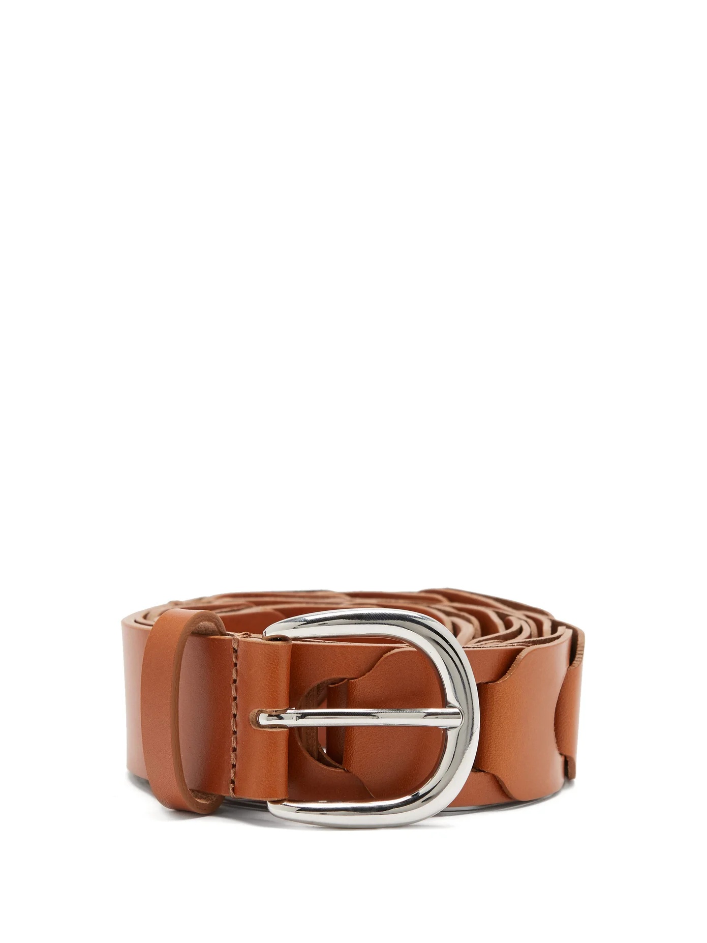 Zak braided-leather belt - 1