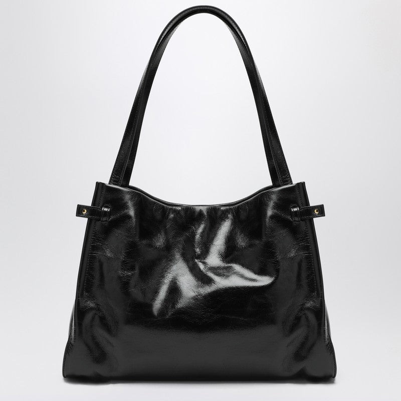 Chloé Chloé Charms Black Leather Shoulder Bag Women - 2