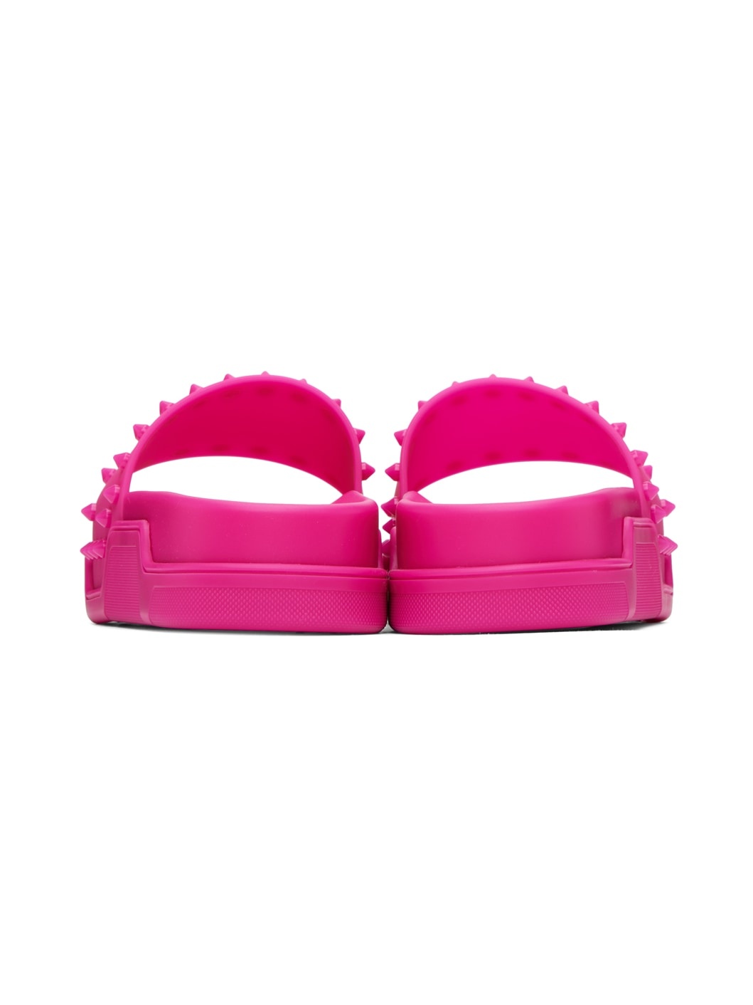 Pink Super Pool Stud Slides - 2