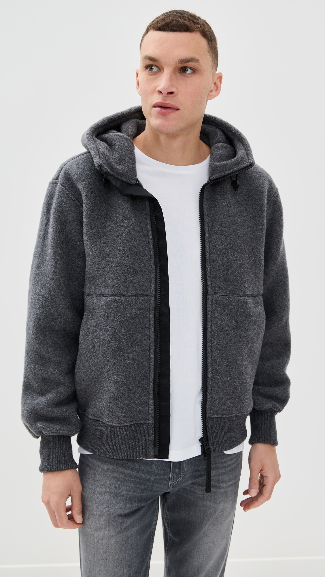 Chilliwack Black Disc Fleece Bomber - 1