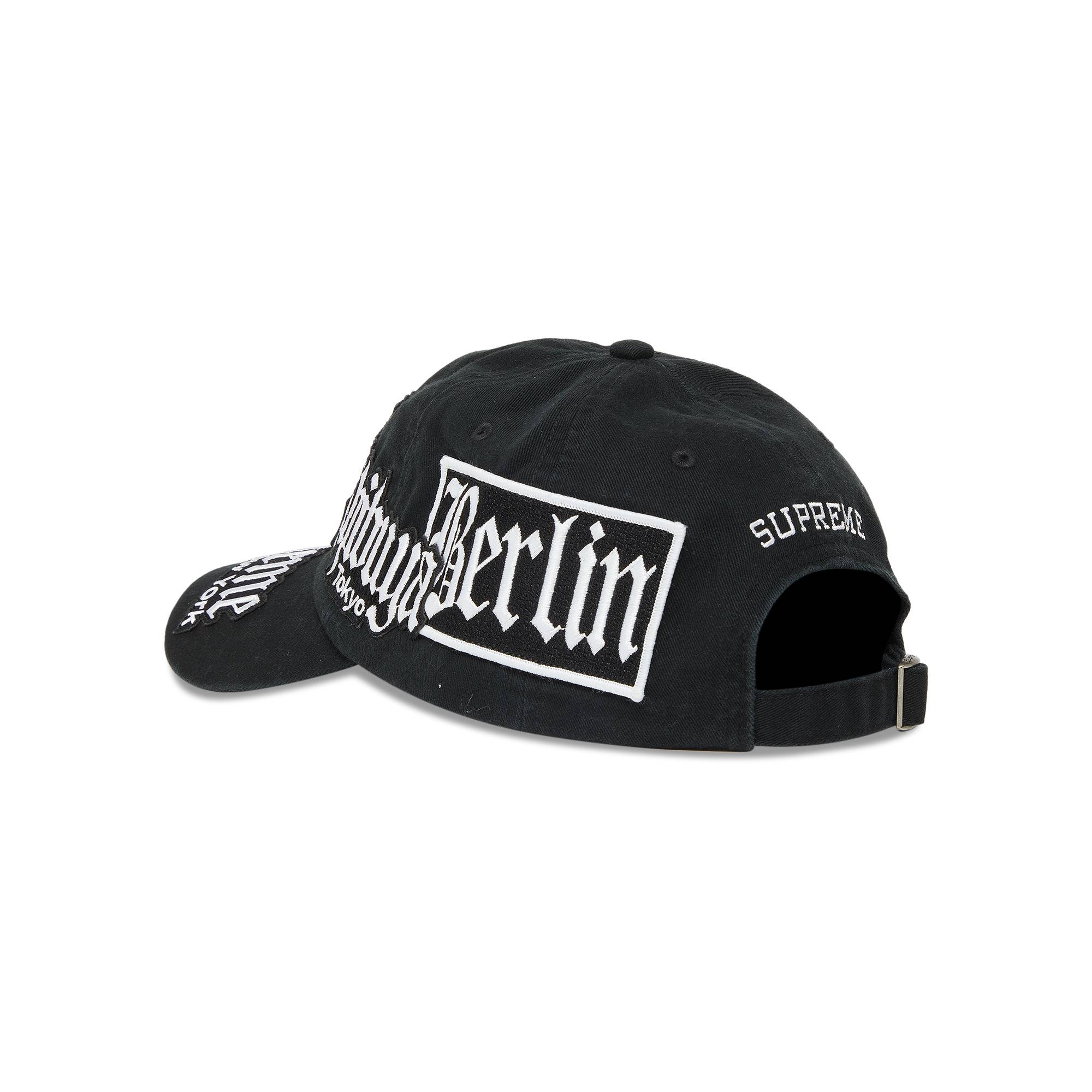 Supreme Supreme City Patches 6-Panel 'Black' | REVERSIBLE