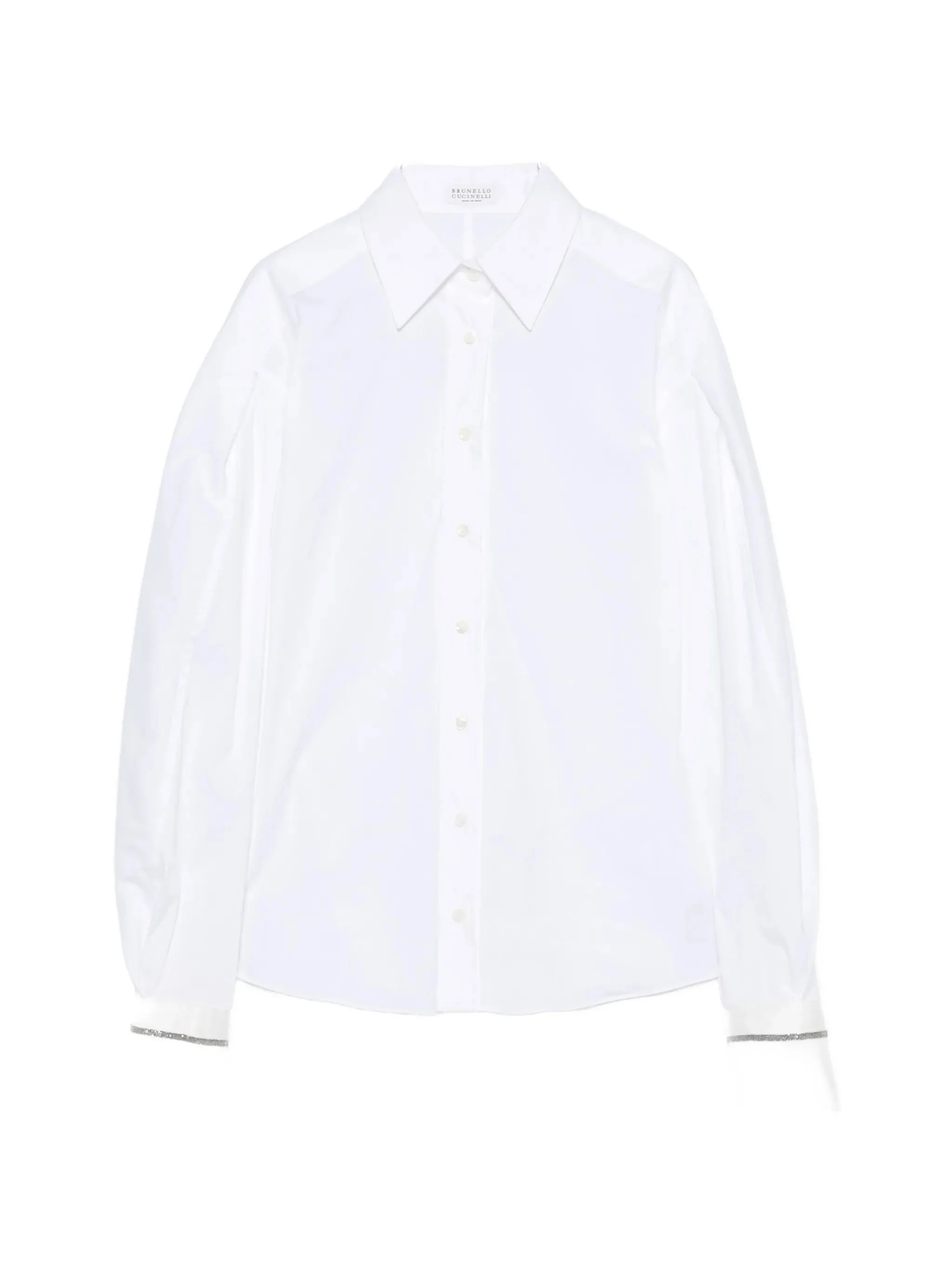 Brunello Cucinelli Puff-sleeve Button-down Shirt - 1