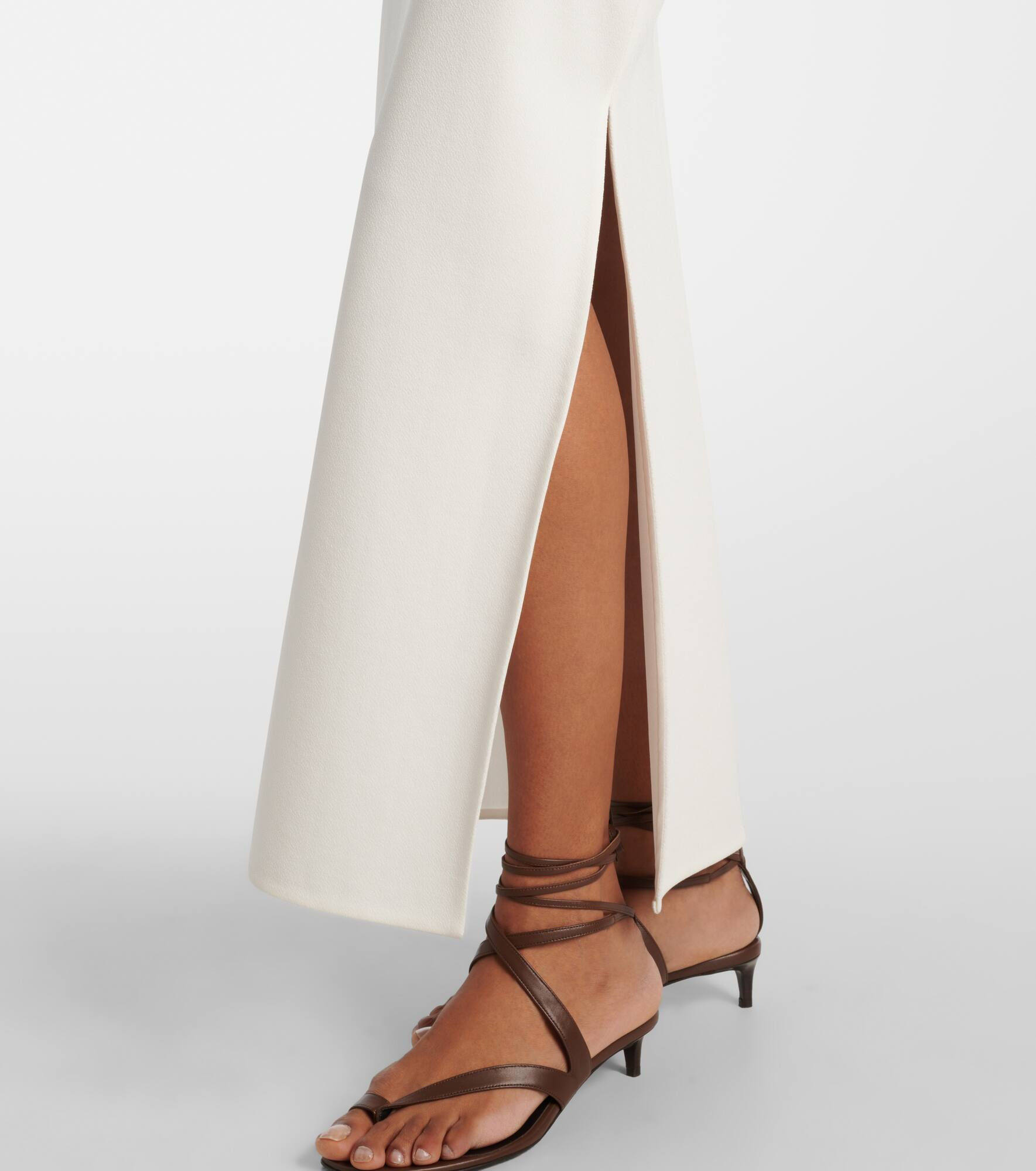 Lilth crêpe jersey pencil skirt - 5
