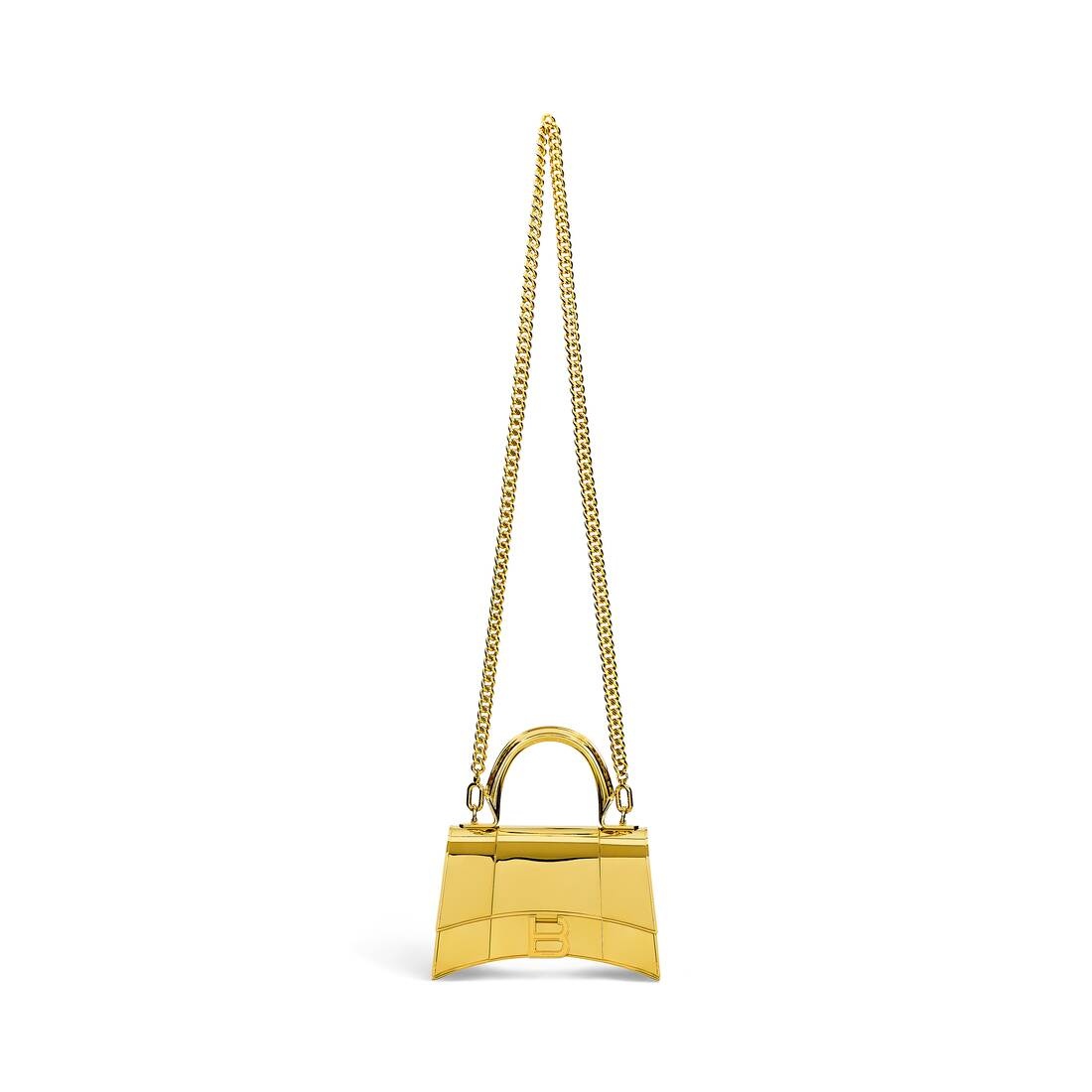 Women's Hourglass Metal Xs Handbag  in Gold - 5