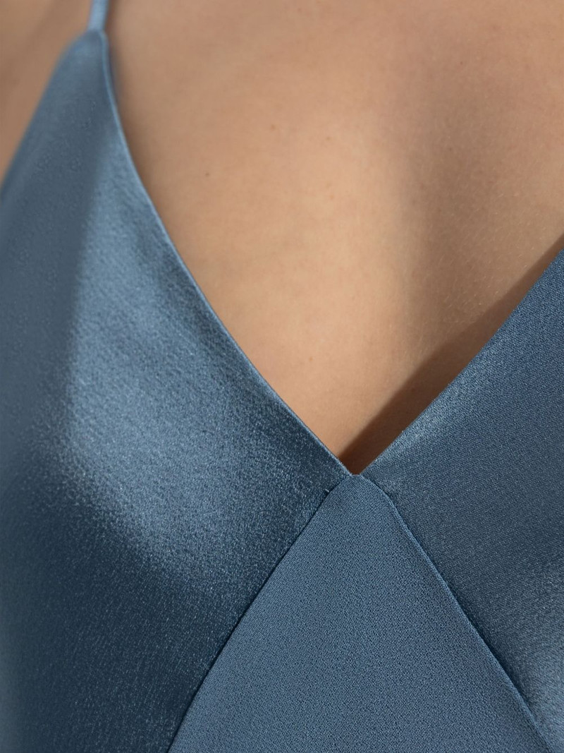satin-panelled top 5