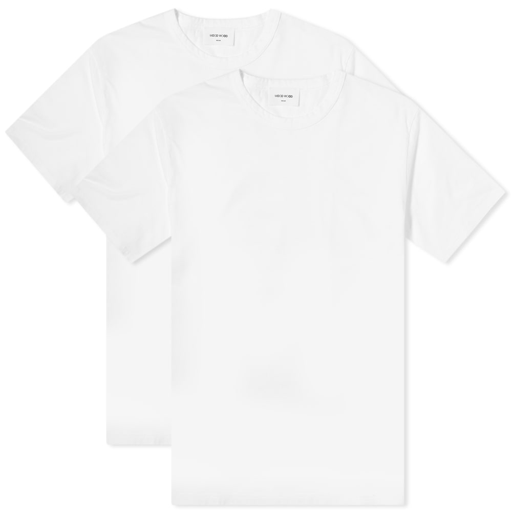 Wood Wood Allan Crew Tee - 2 Pack - 1