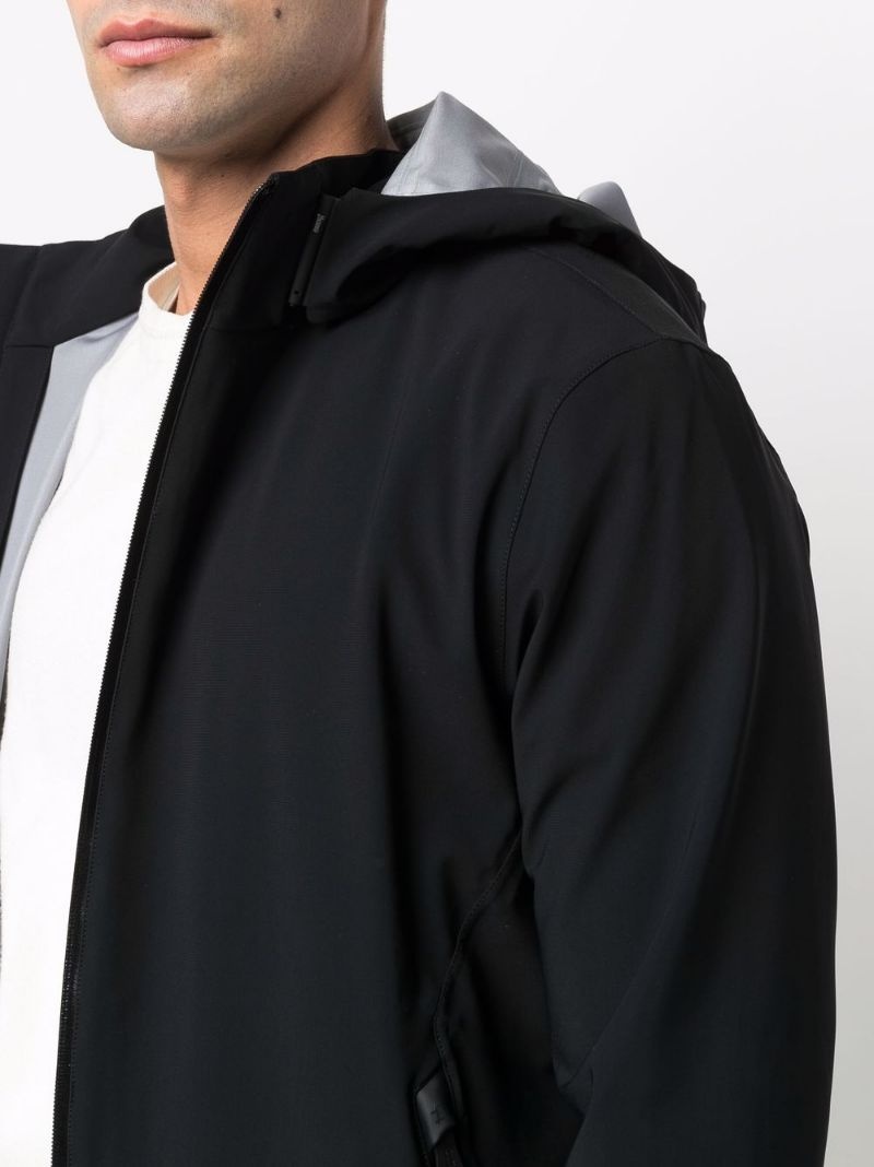 hooded lightweight zip-up jacket - 5