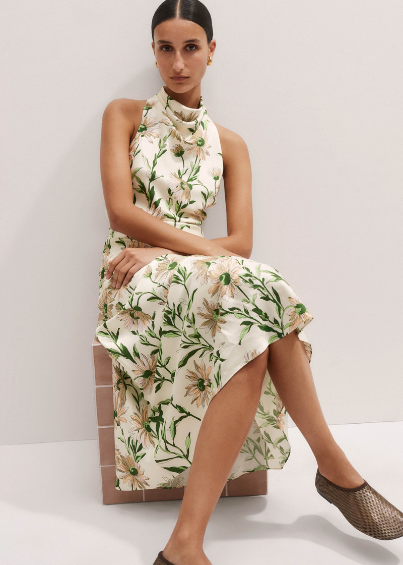 Halterneck Maxi Dress 6