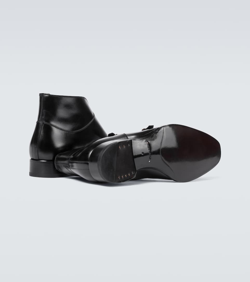 Sutherland double monk strap shoes - 7