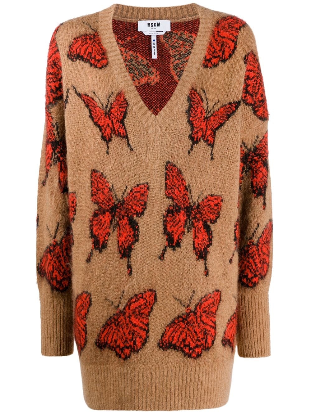 butterfly pattern jumper - 1