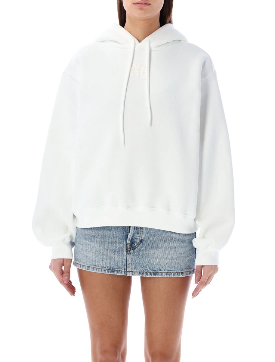 T BY ALEXANDER WANG PUFF LOGO HOODIE - 1