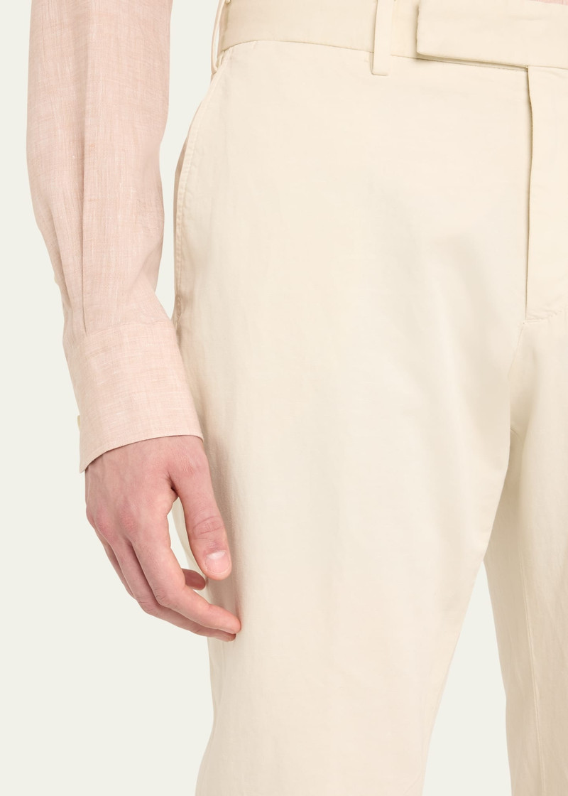 Men's Summer Cotton-Linen Chino Pants 5