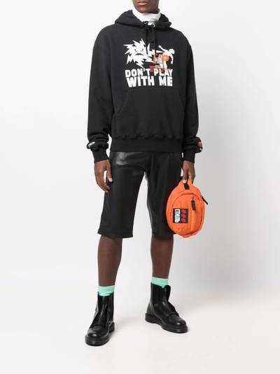 Heron Preston Ouch print hoodie outlook