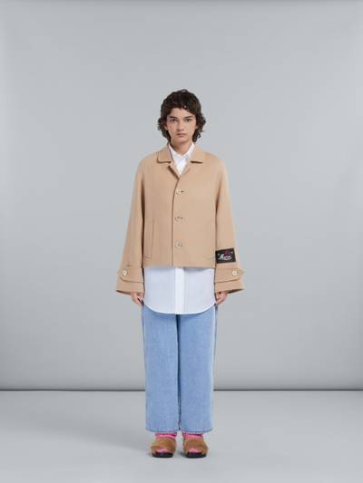 Marni BEIGE JACKET IN WOOL AND CASHMERE outlook