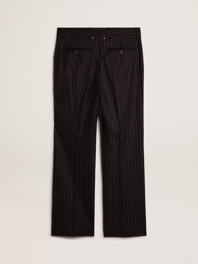 Men’s pants in dark gray wool 5