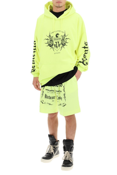 VETEMENTS BLACK LABEL LOGO SHORTS outlook