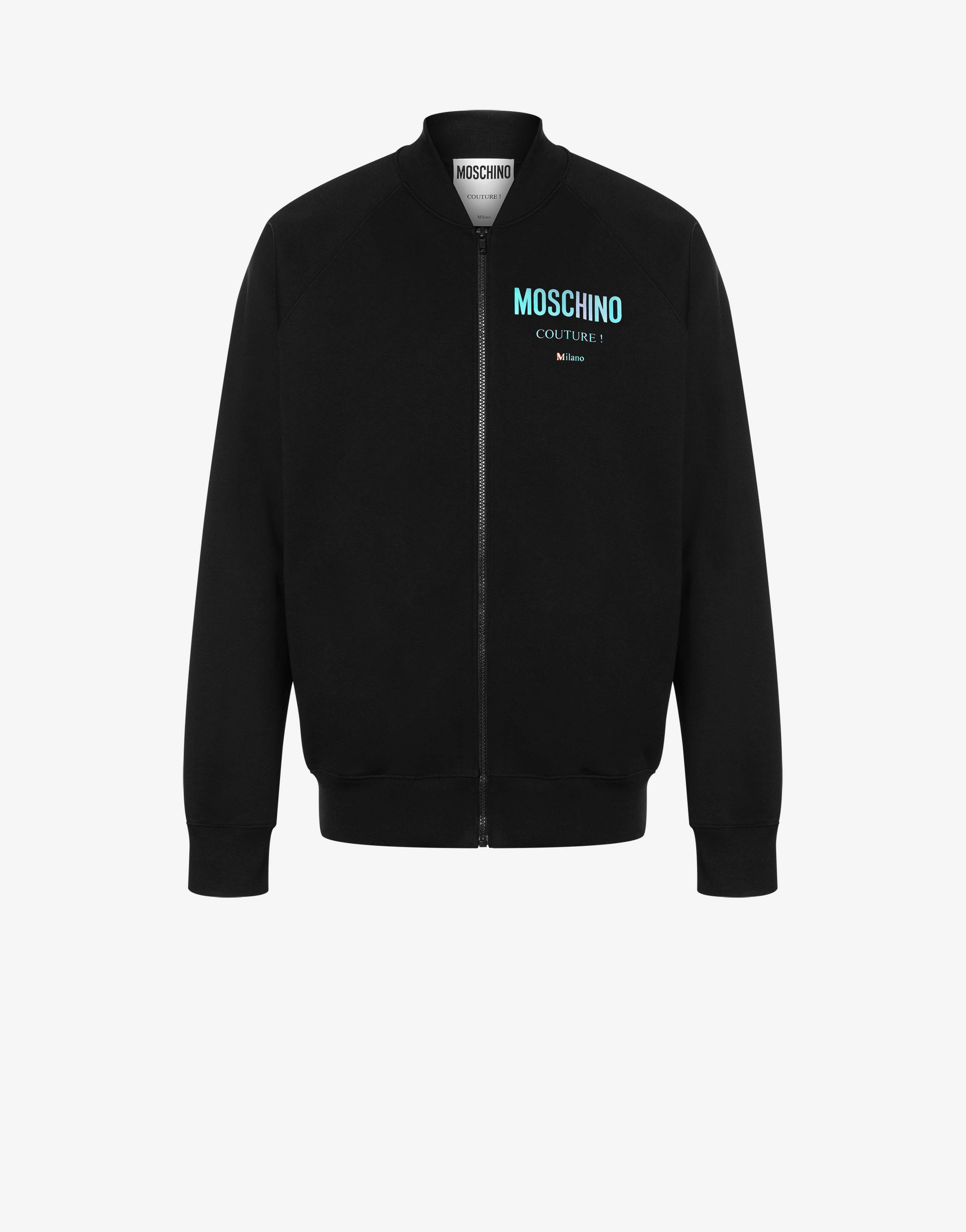 HOLOGRAPHIC LOGO ZIP SWEATSHIRT - 1