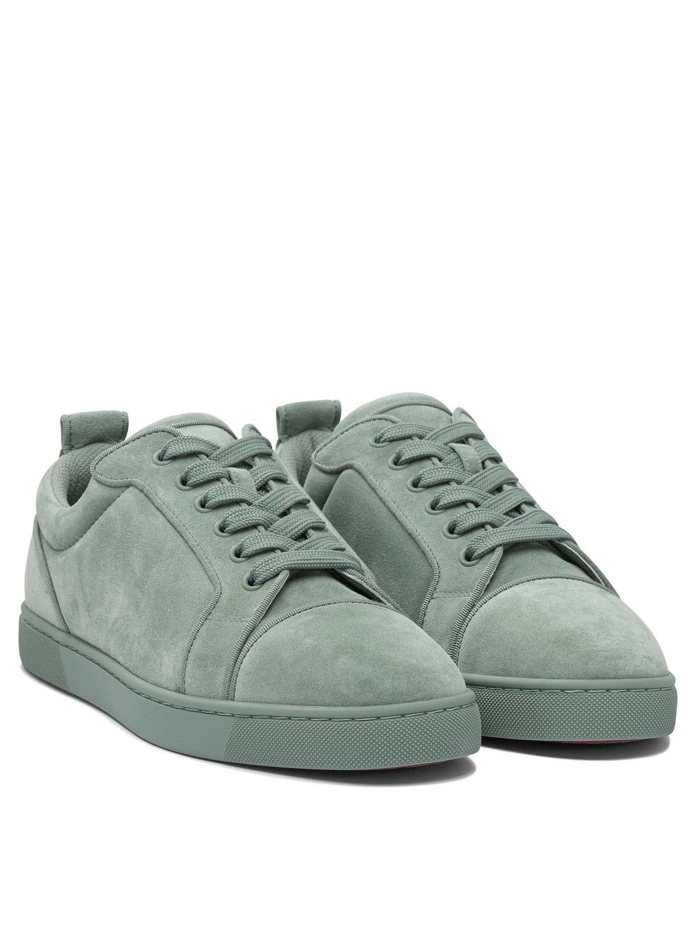 Christian Louboutin Louis Junior Orlato Flat Veau Velours Ds/gg - 2
