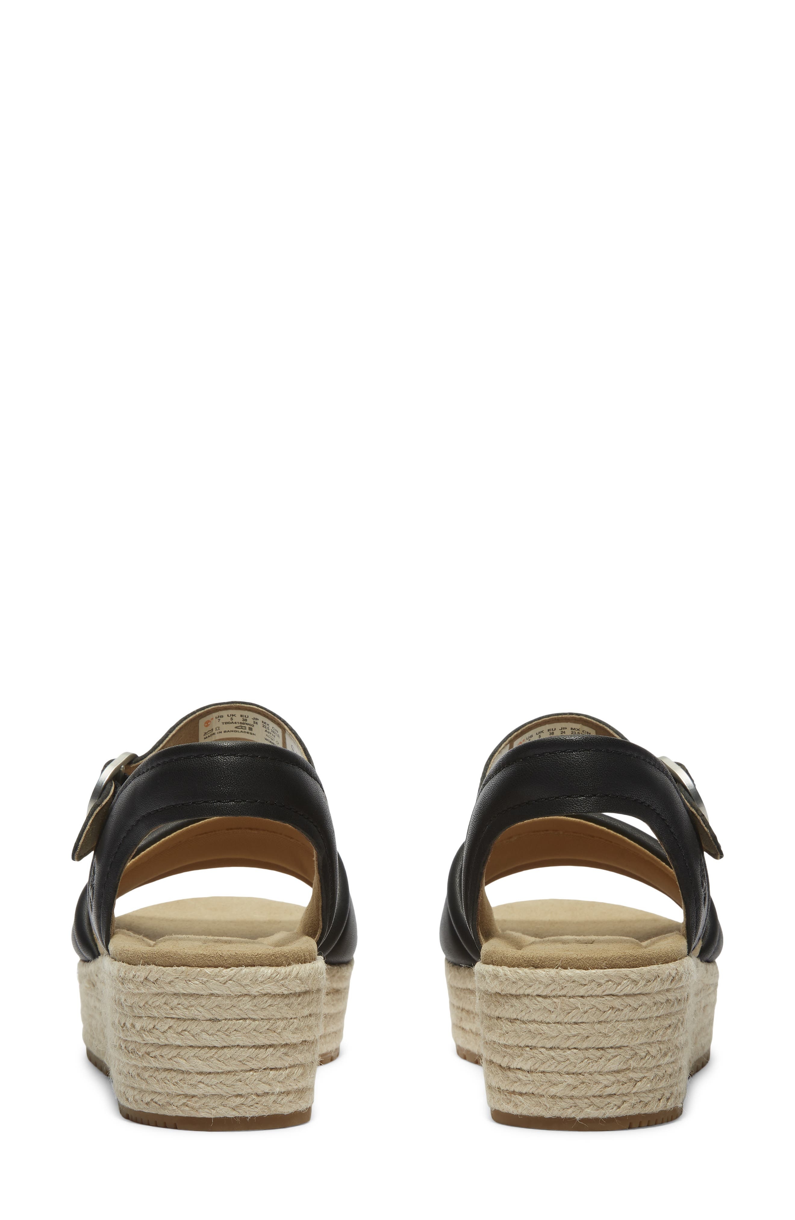 Timberland Santorini Sun Espadrille Sandal in Black Full Grain at Nordstrom - 2