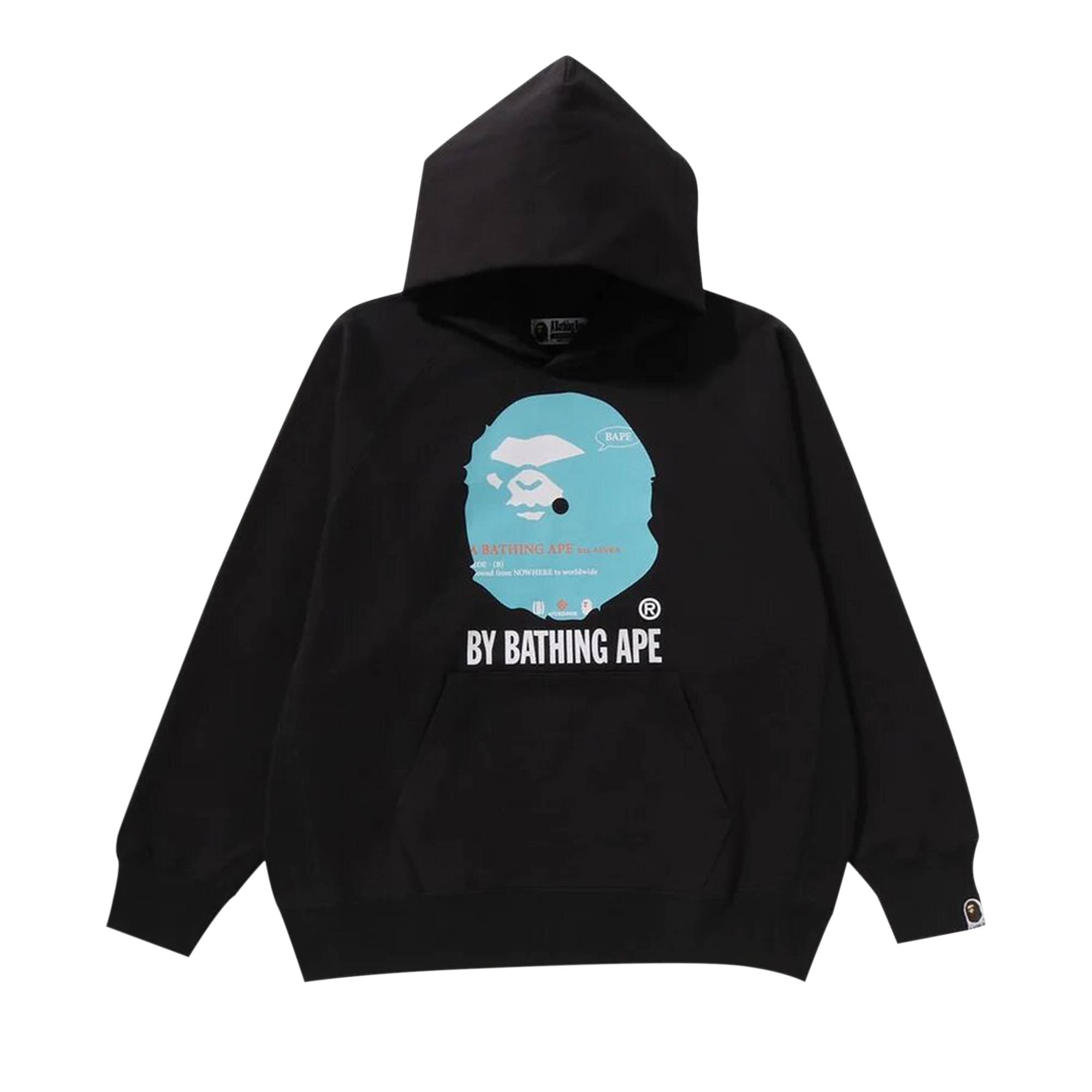 BAPE By Bathing Ape Pullover Hoodie 'Black' - 1