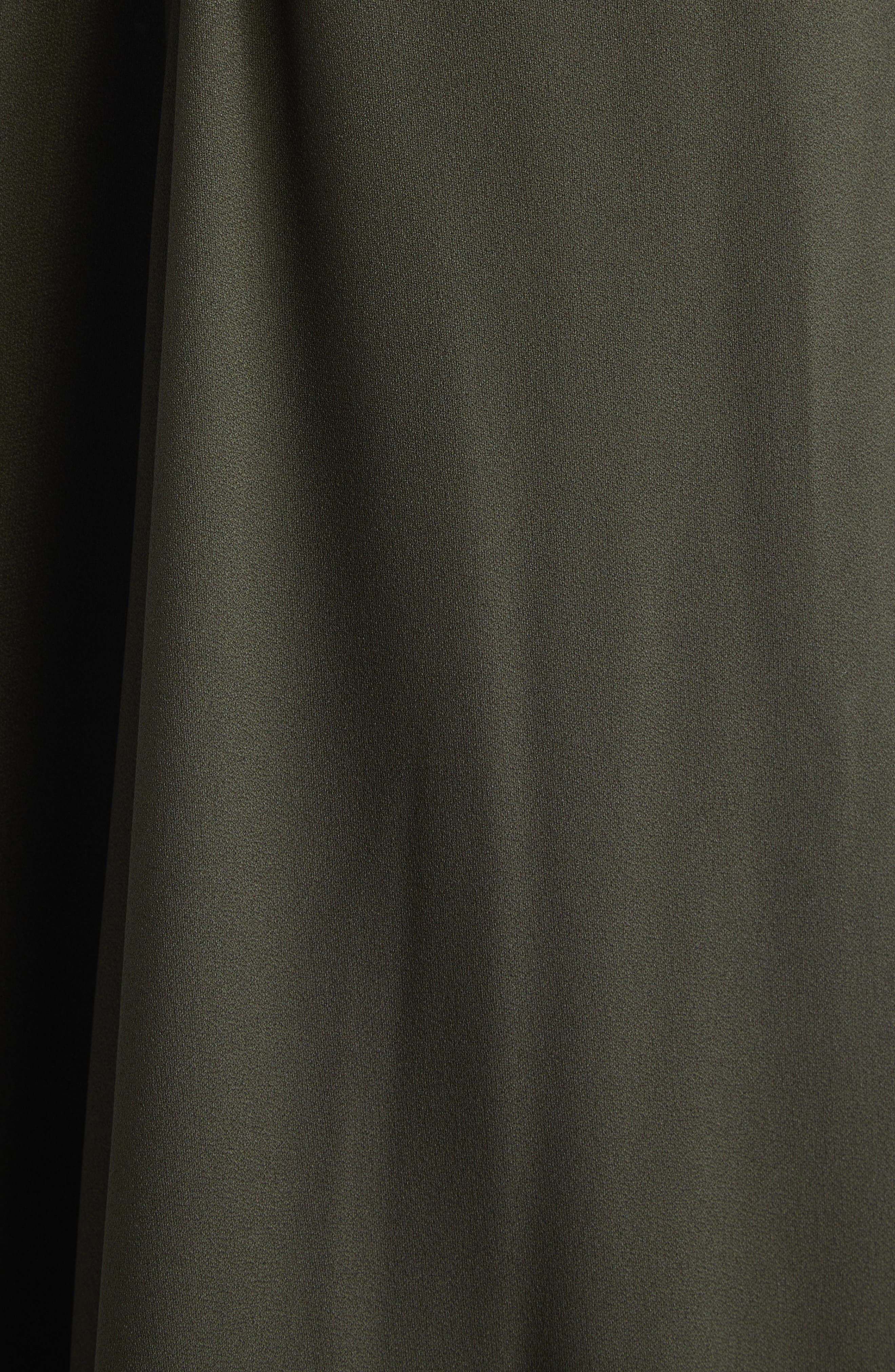 Victoria Beckham Polo Collar Long Sleeve in Dark Olive at Nordstrom - 6