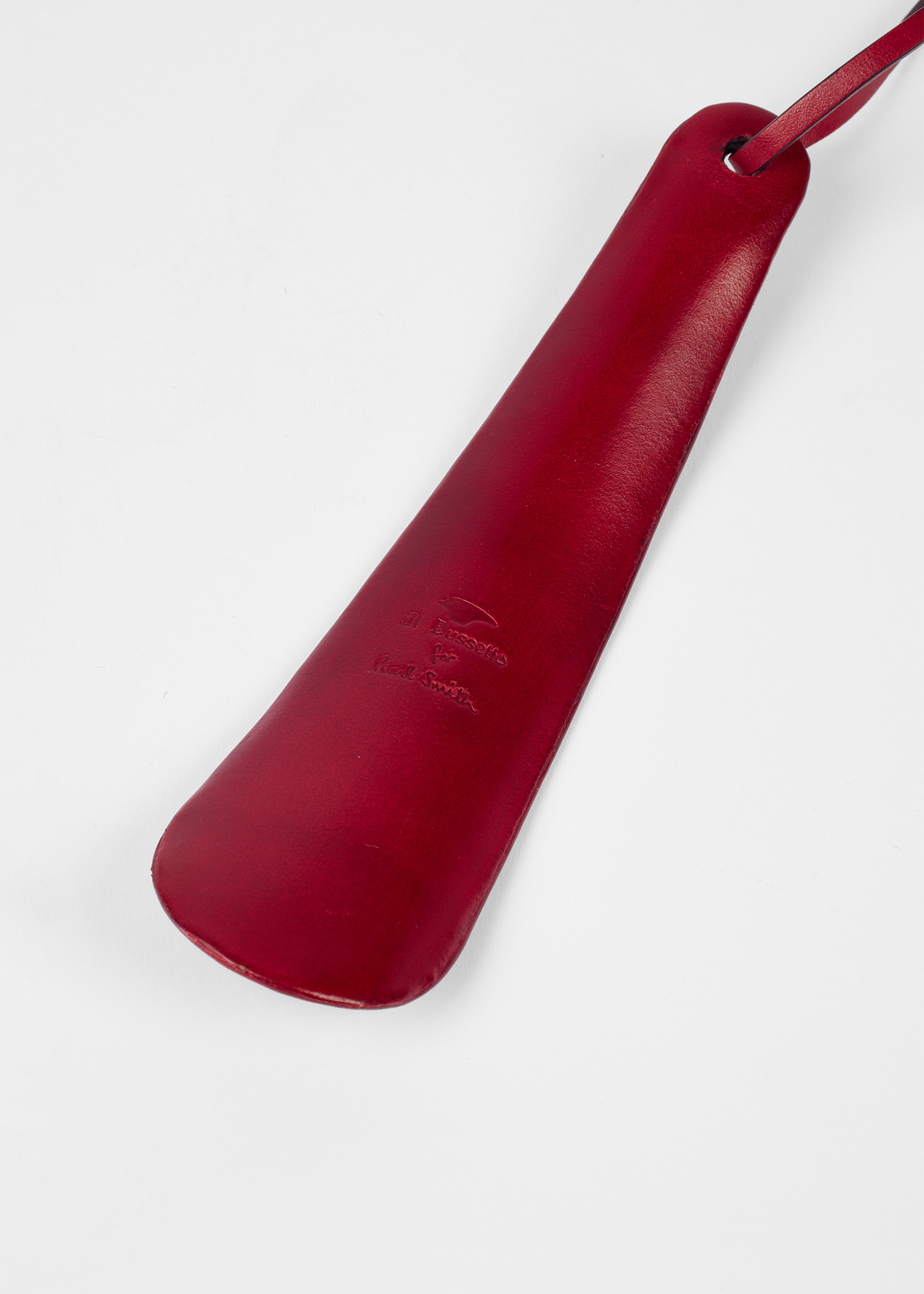 Il Bussetto for Paul Smith - Tibetan Red Leather Small Shoehorn - 5