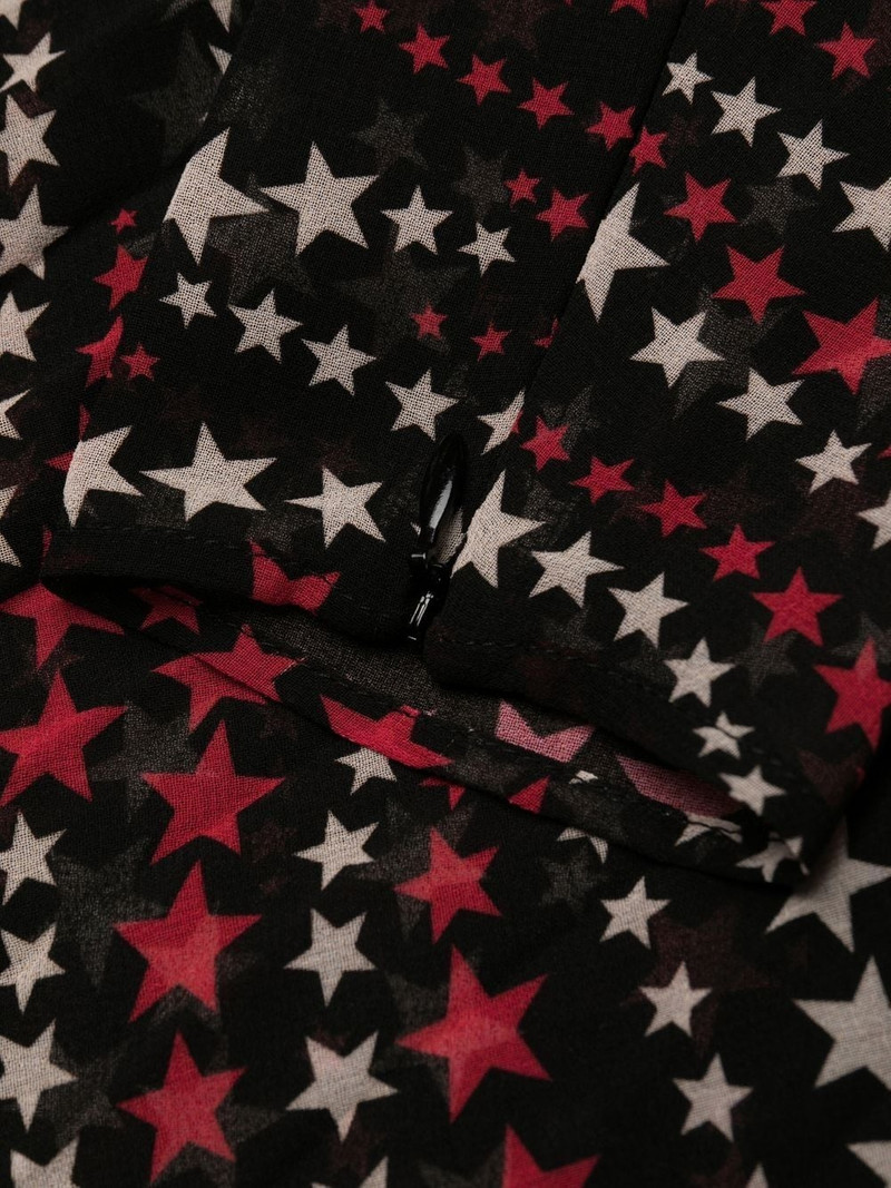 star print pleated dress 6