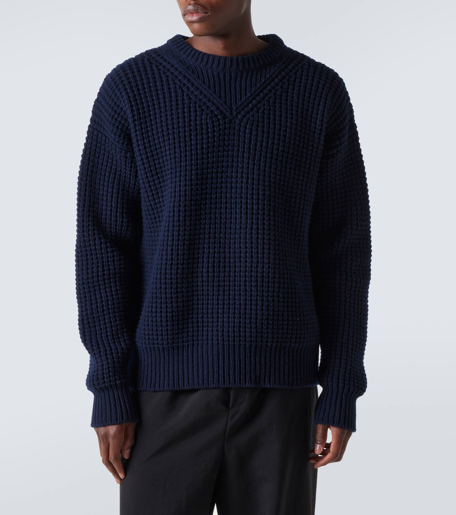 Oversized virgin wool sweater - 3