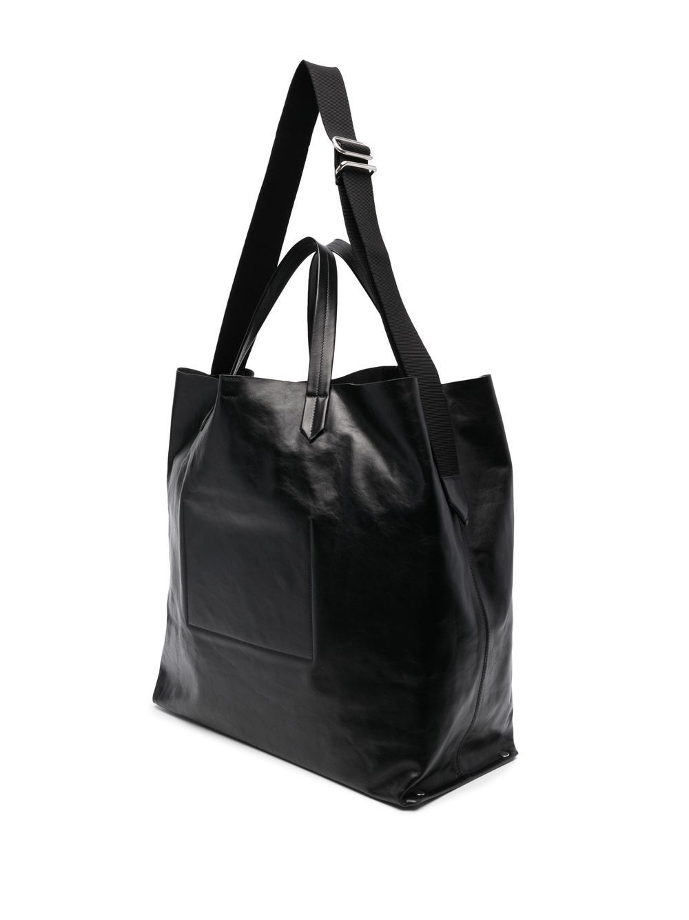 wrinkled-effect tote bag - 3