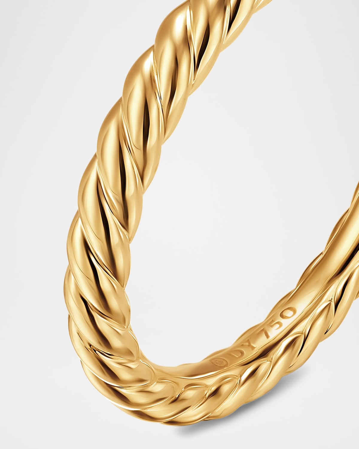 DY Cable Band Ring in 18K Gold, 2.45mm - 4