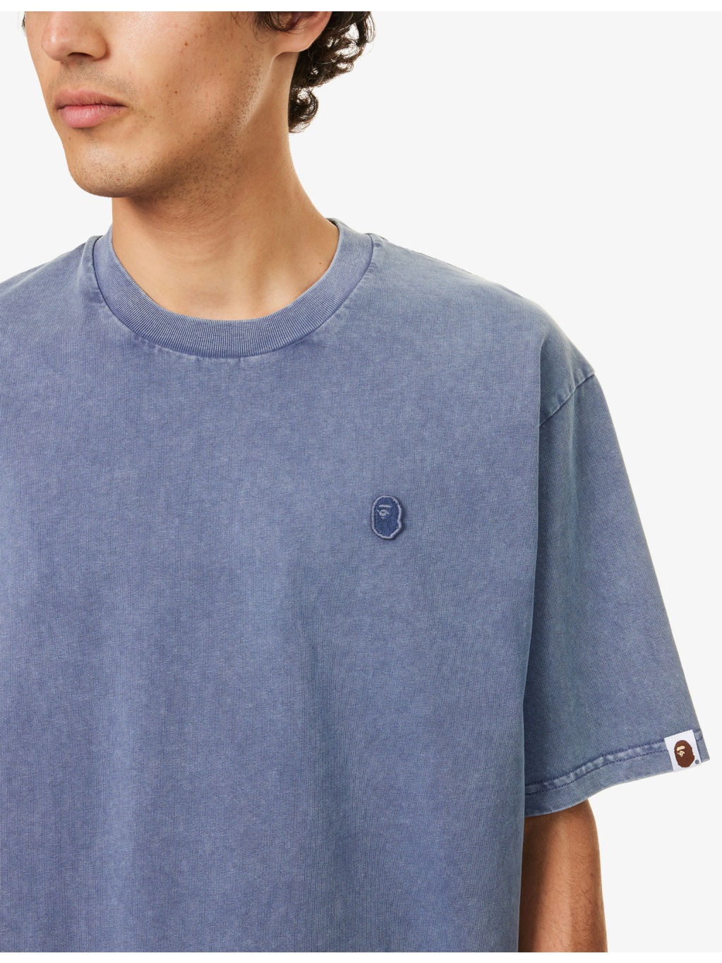 One Point Faded-Wash Cotton-Jersey T-Shirt - 5