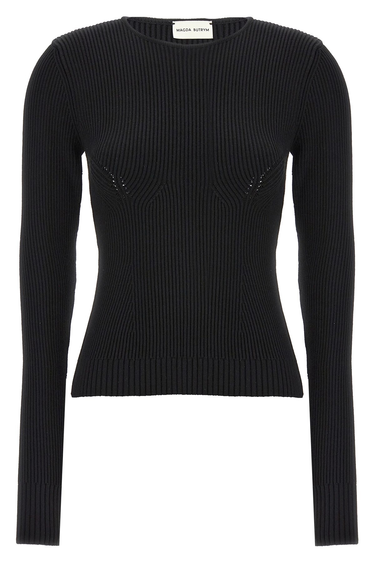 Tシャツ・カットソー MAGDA BUTRYM FW24 '07' sweater (308724 BLACK) MAGDA BUTRYM '07' sweater | julianfashion | REVERSIBLE