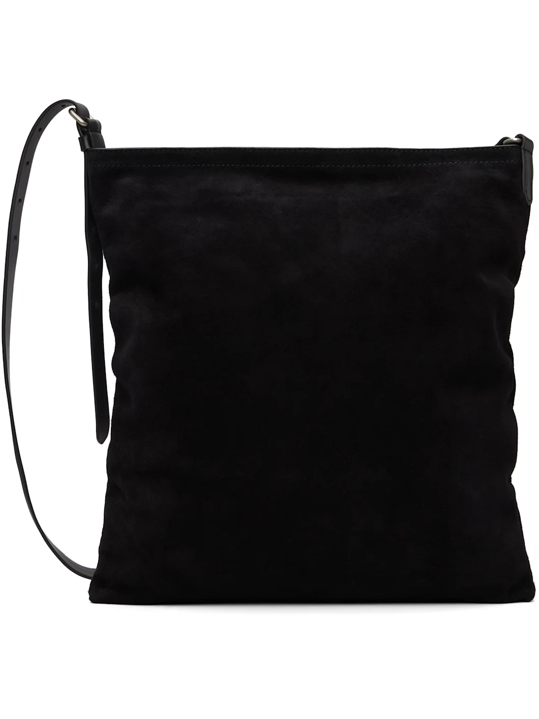 Black Suede Tote - 1