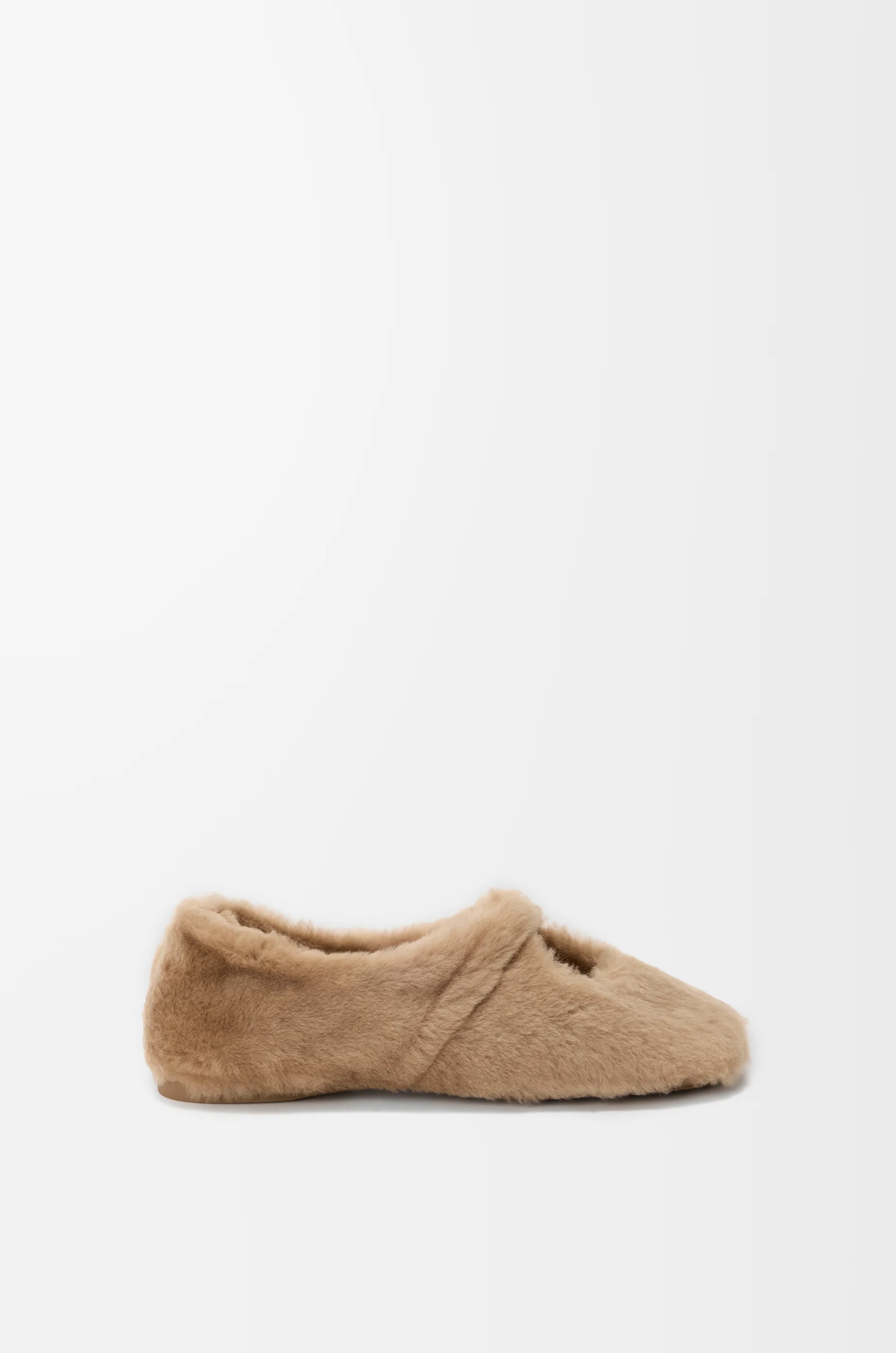 Pebble Soft ballerina in shearling - 1