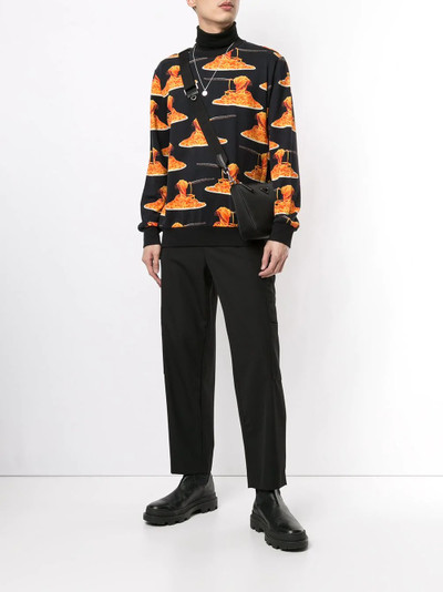 Paul Smith Spaghetti-print cotton sweatshirt outlook