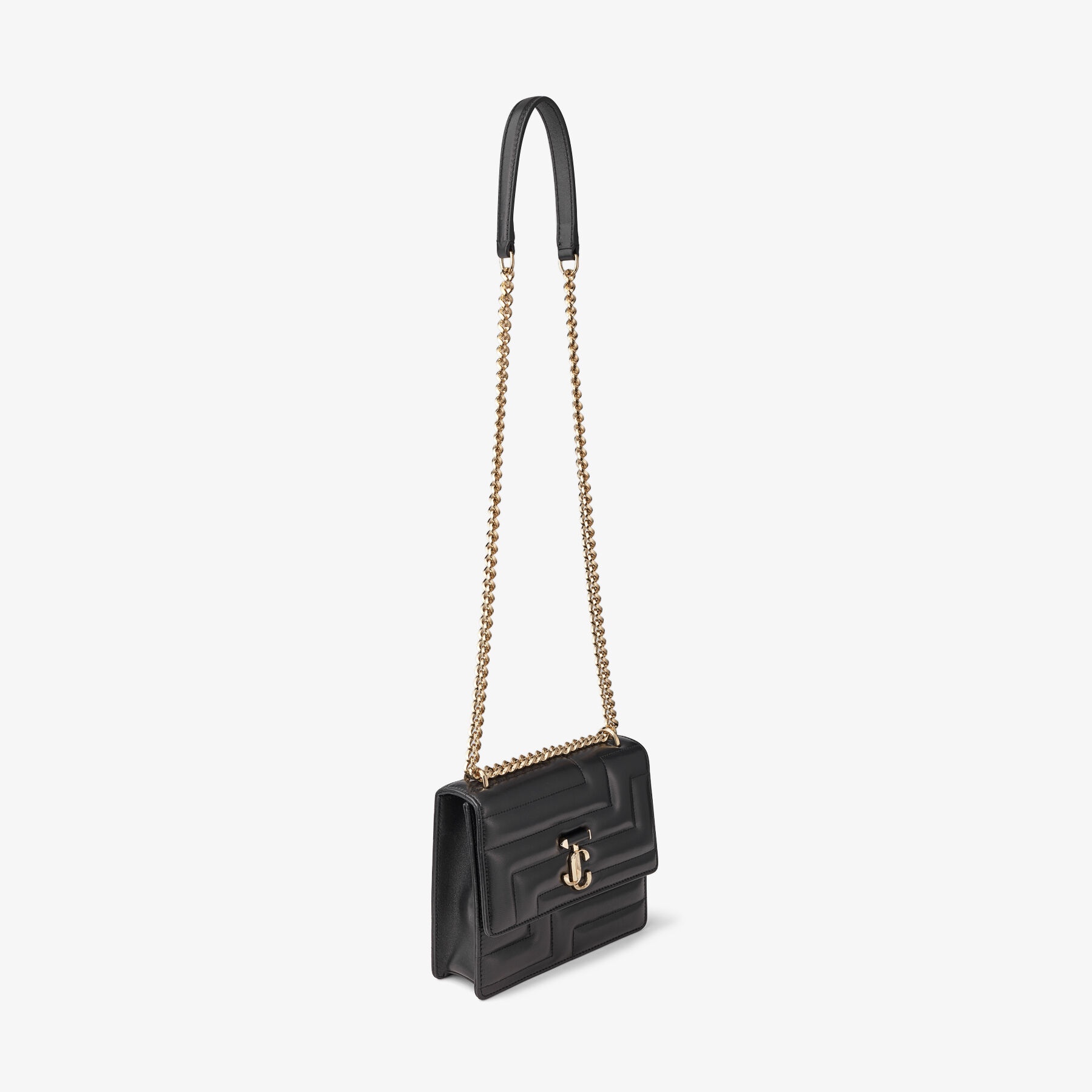 Varenne Avenue Quad
Black Avenue Nappa Leather Bag with Light Gold JC Emblem - 3