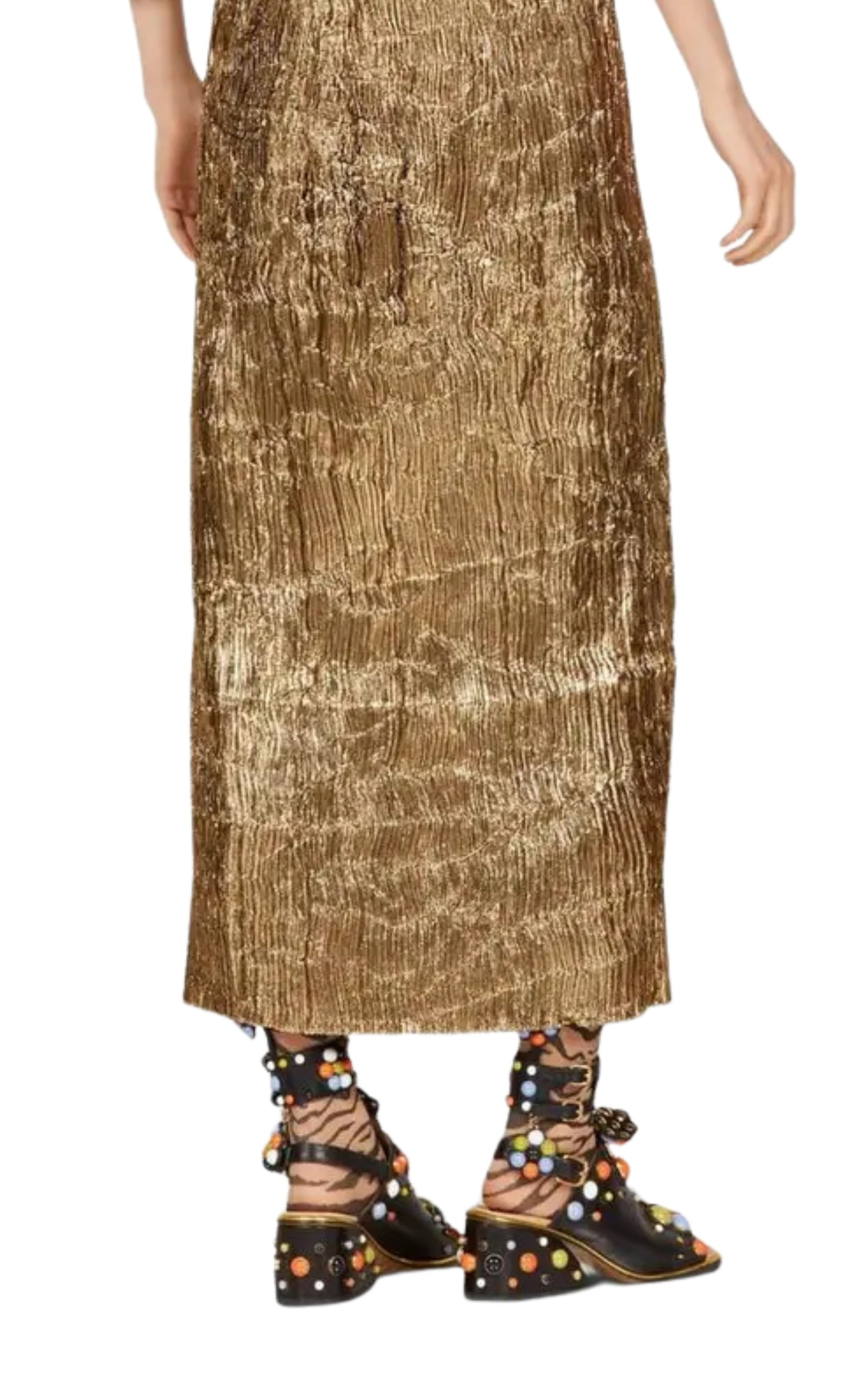 Froisse Lurex Skirt - 4