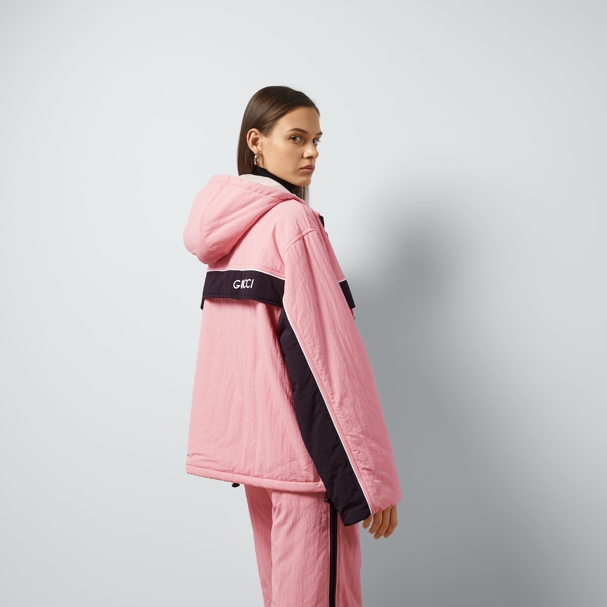 Nylon padded zip jacket - 7