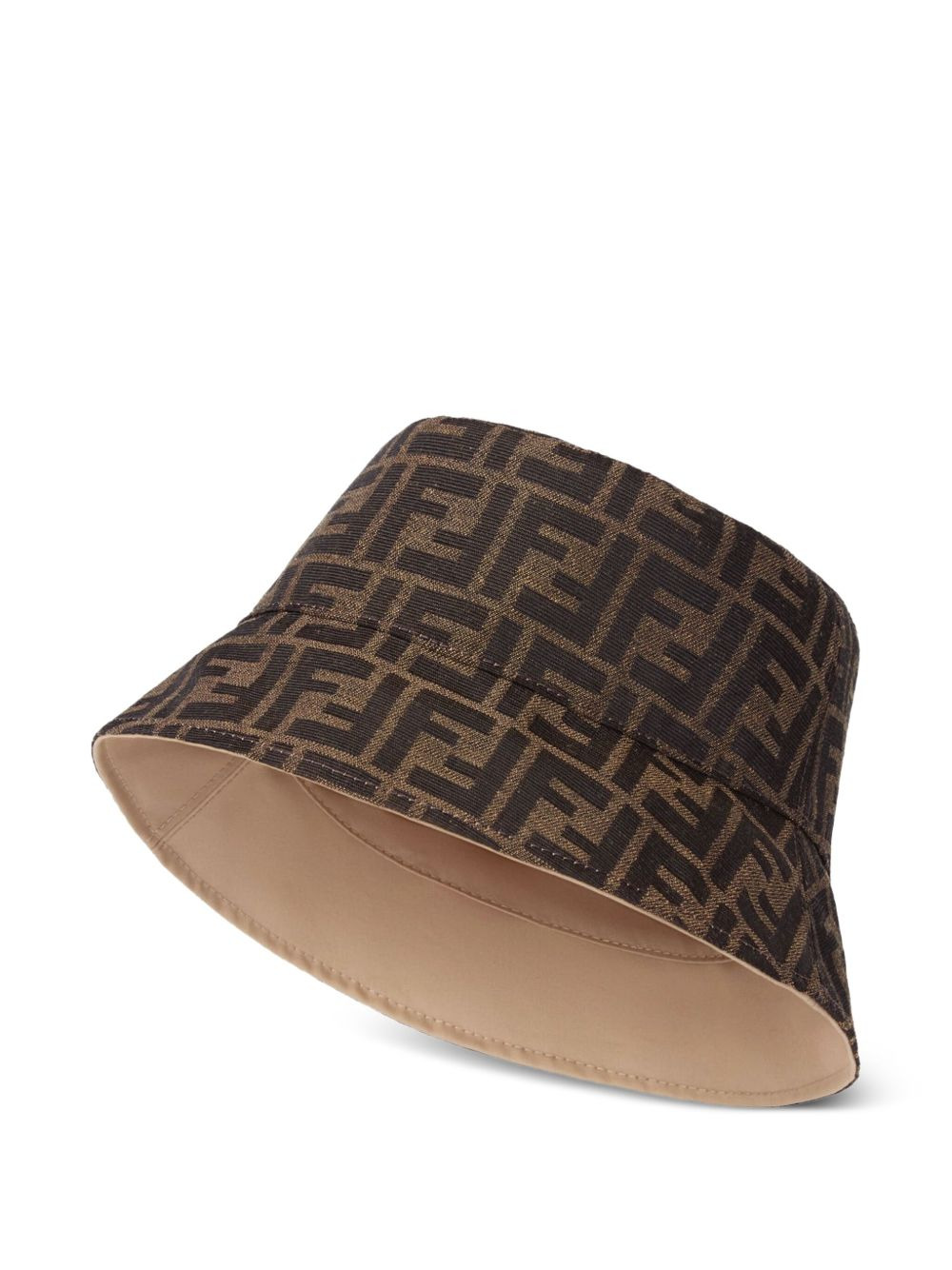 reversible ff-pattern bucket hat - 2