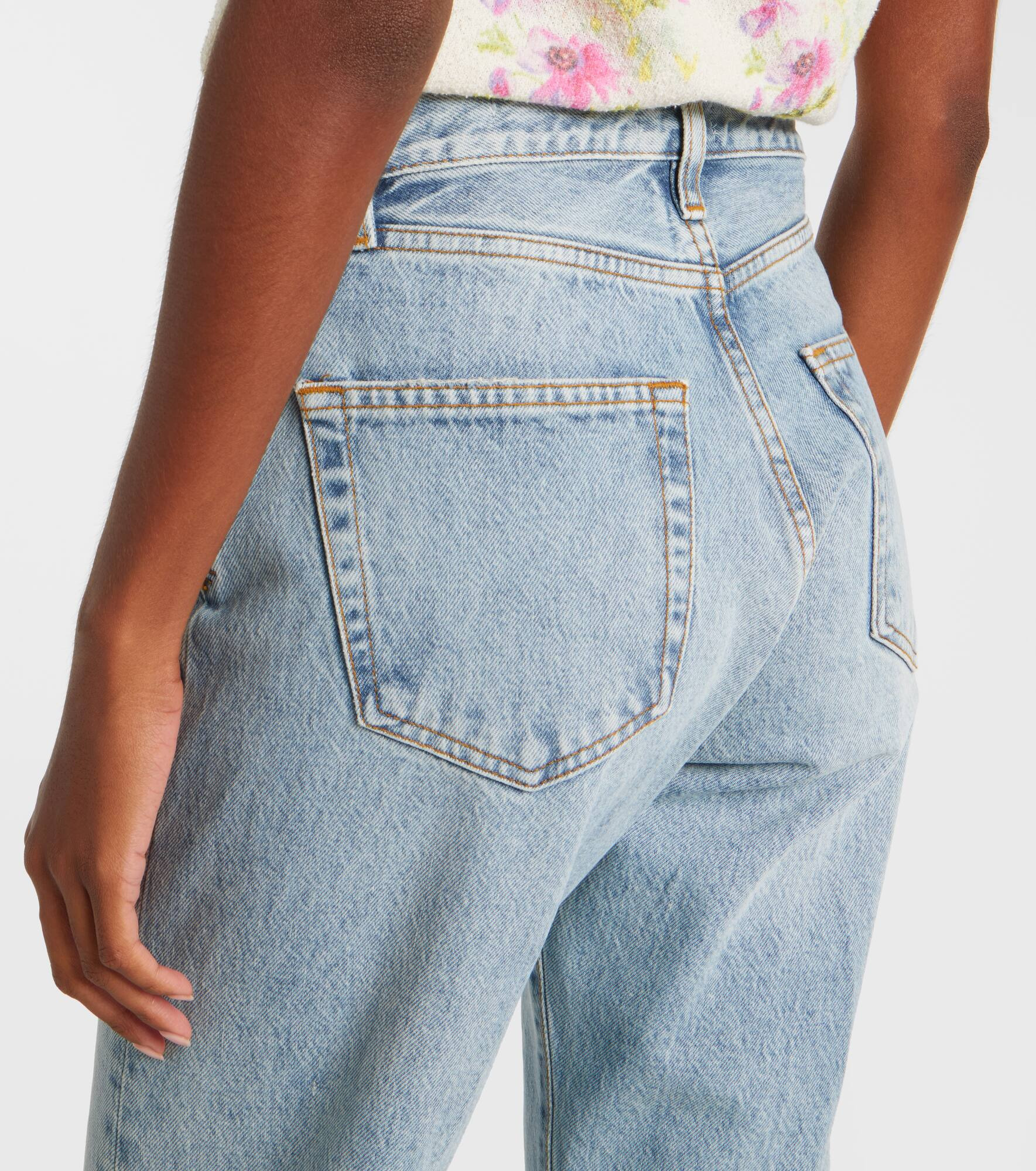 The Vertical Crop high-rise straight jeans - 6