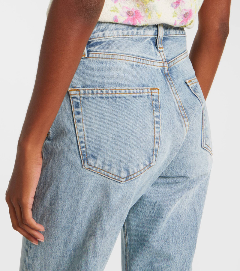 The Vertical Crop high-rise straight jeans 6