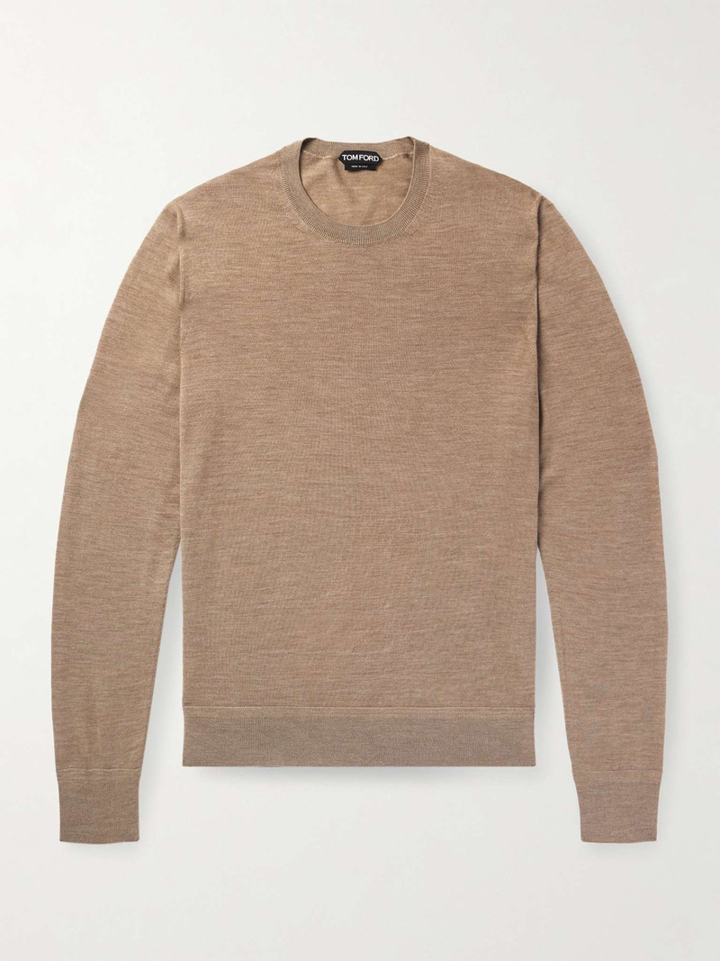 Slim-Fit Wool Sweater - 1