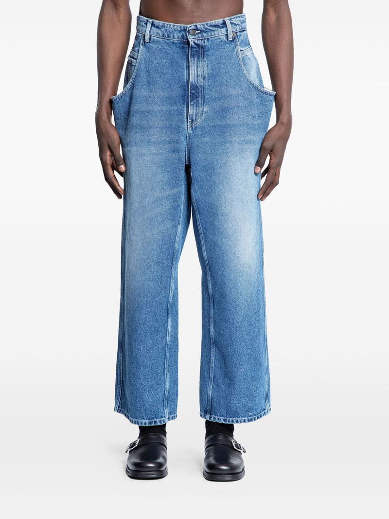 draped five-pocket jeans 1