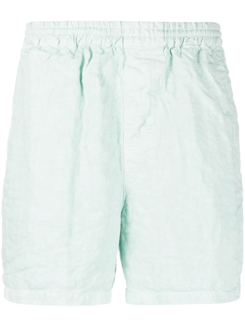 elasticated linen shorts - 1