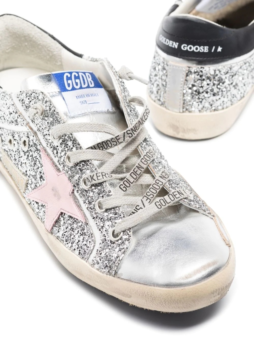 Superstar glitter-embellished trainers - 2