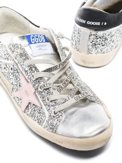 Golden Goose Superstar glitter-embellished trainers outlook