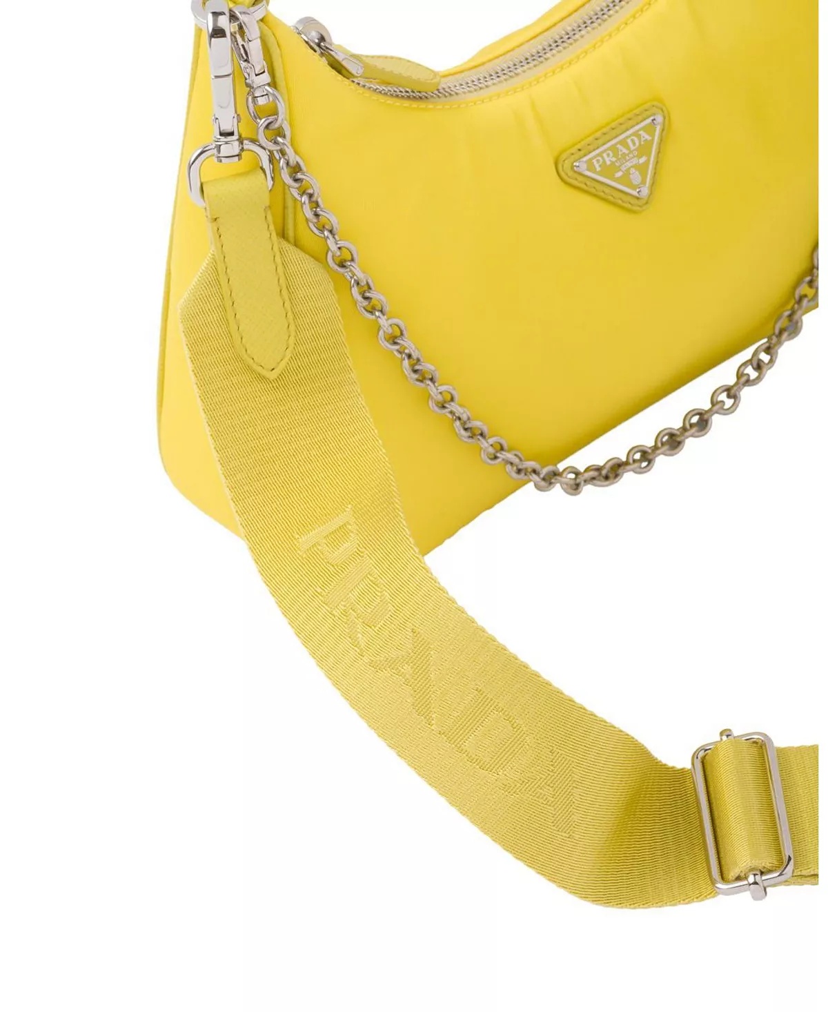 Re-Edition 2005 Re-Nylon Bag with Saffiano Mini Bag - 7