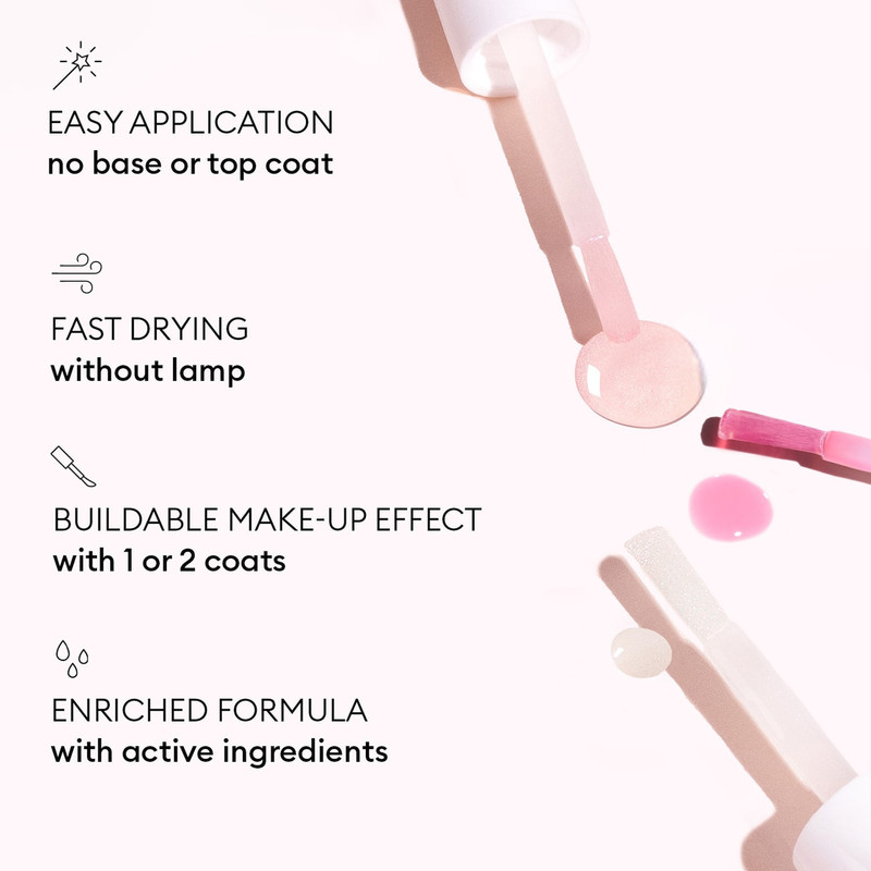 Active Plump Pink Glazed, Plumping & Collagen Infused Treatment Nail Polish 8